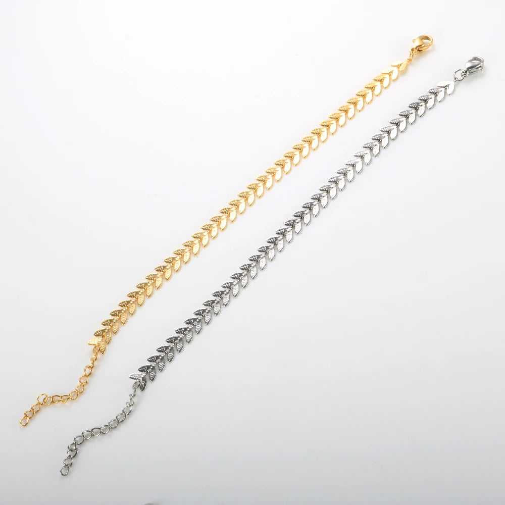 Pulseira Folha Linea Dourata