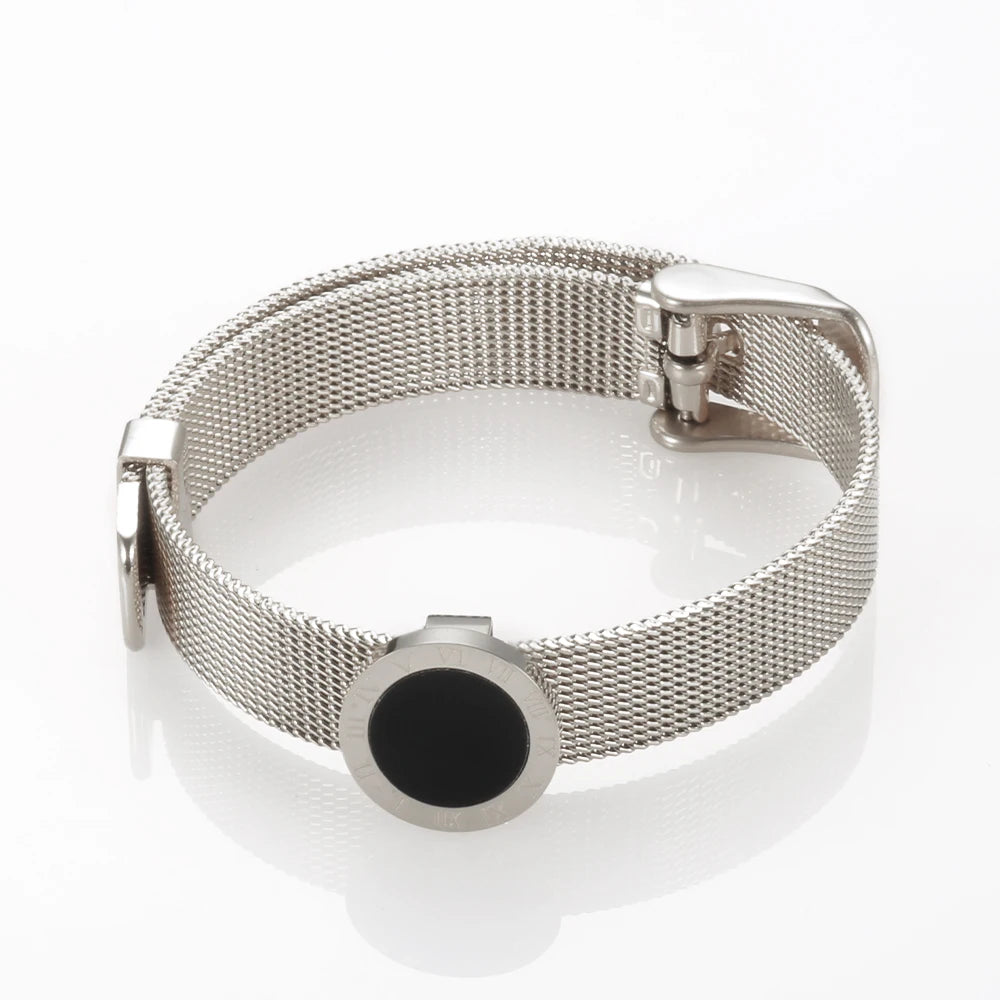 Pulseira Roma Eclipse Mesh Dourada