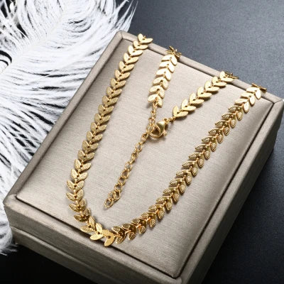 Pulseira Folha Linea Dourata