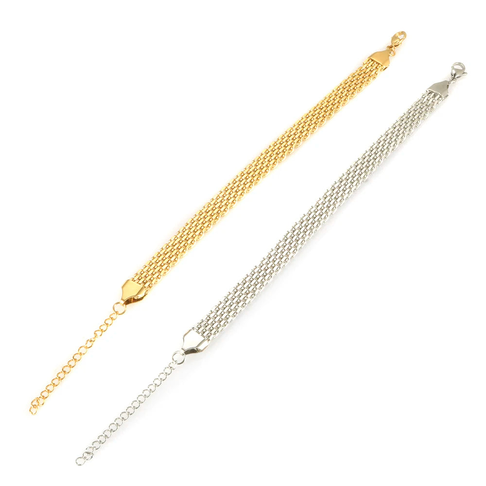 Pulseira Coração Mesh Dourado Milano