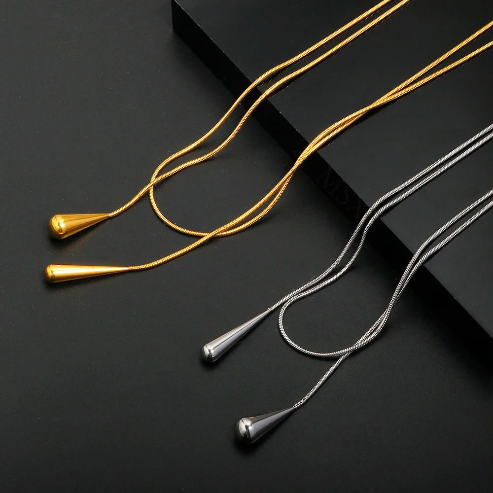 Colar Gotas Eleganza Dupla