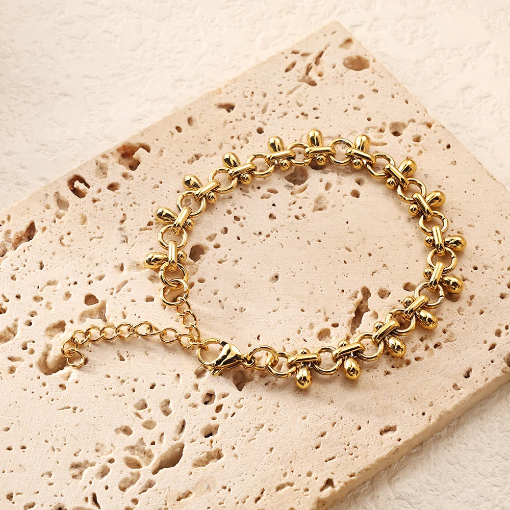 Pulseira Goccia Gioia Dourata