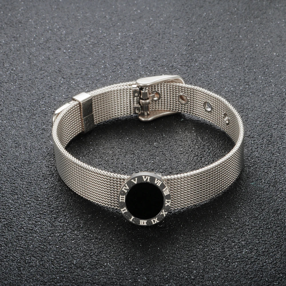 Pulseira Roma Eclipse Mesh Dourada