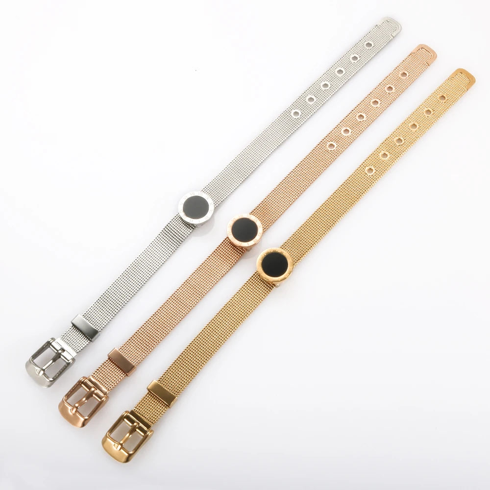 Pulseira Roma Eclipse Mesh Dourada