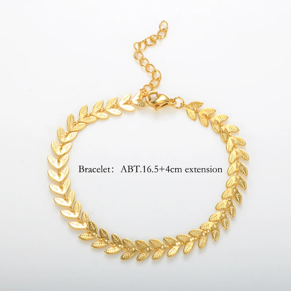 Pulseira Folha Linea Dourata