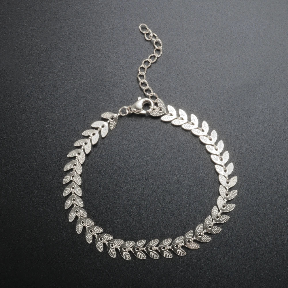 Pulseira Folha Linea Dourata