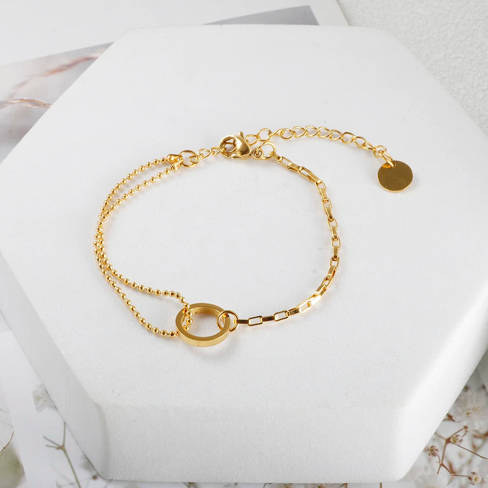 Pulseira Esferas Luce Dourada