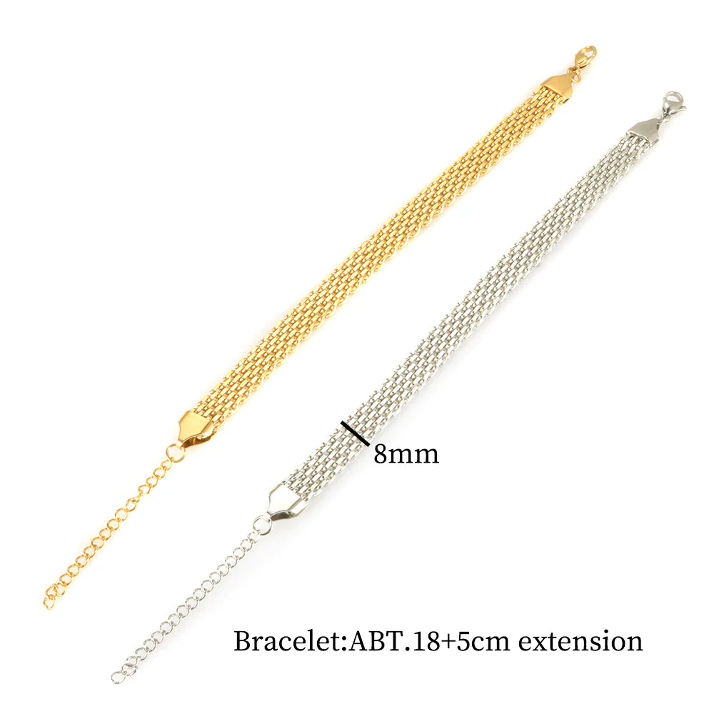 Pulseira Coração Mesh Dourado Milano