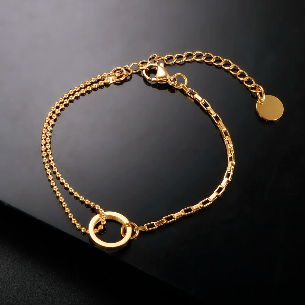Pulseira Esferas Luce Dourada